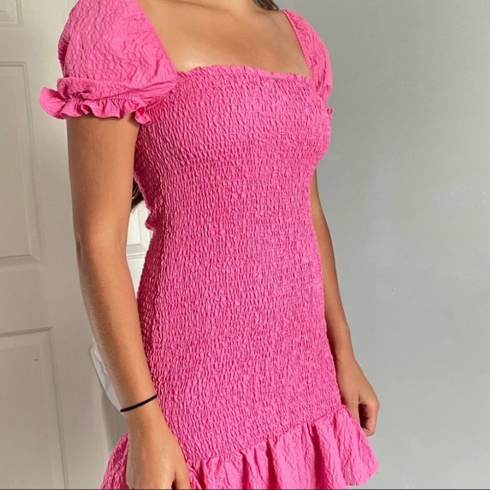 Zara Ruffled Mini Dress